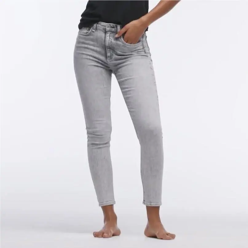 Rag Bone Cate Mid Rise Ankle Length Skinny Jeans Colby Gray Size 24 by Rag & Bone