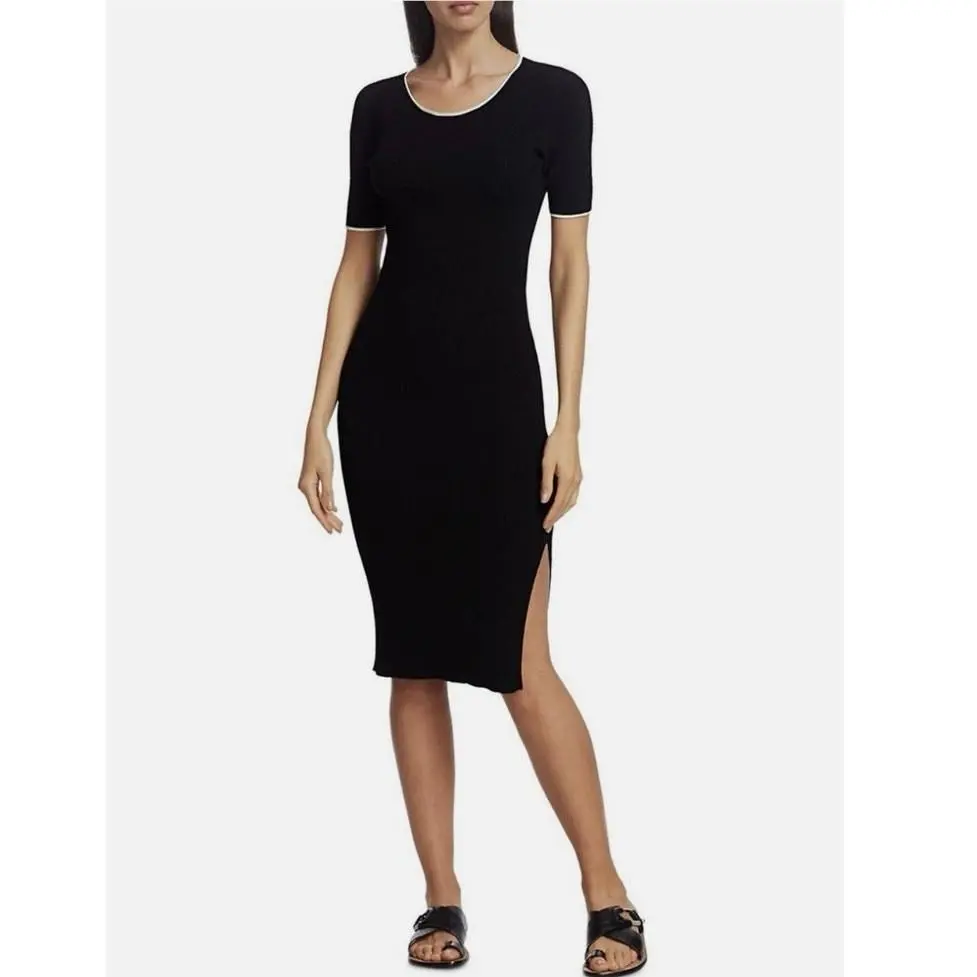 Women’s Rag Bone Kishi Seamless Dress in Black SZ XS