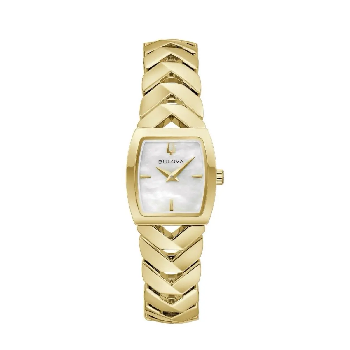 Classic Gold Mother of Pearl Dial Women`s Watch 22mm by Bulova