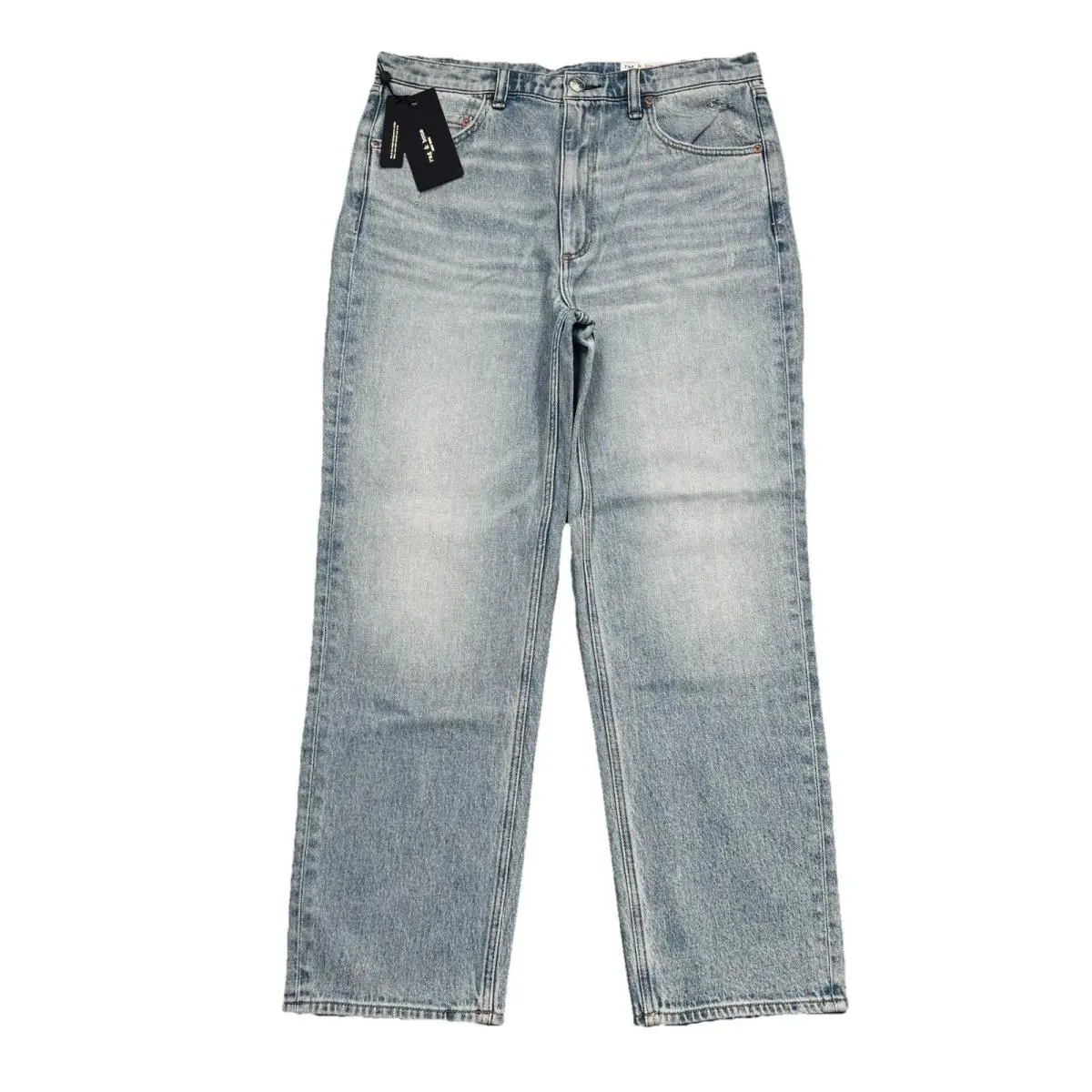 Rag Bone Harlow Jeans 32 33x28 Blue Mid Rise Ankle Straight Womens by Rag & Bone