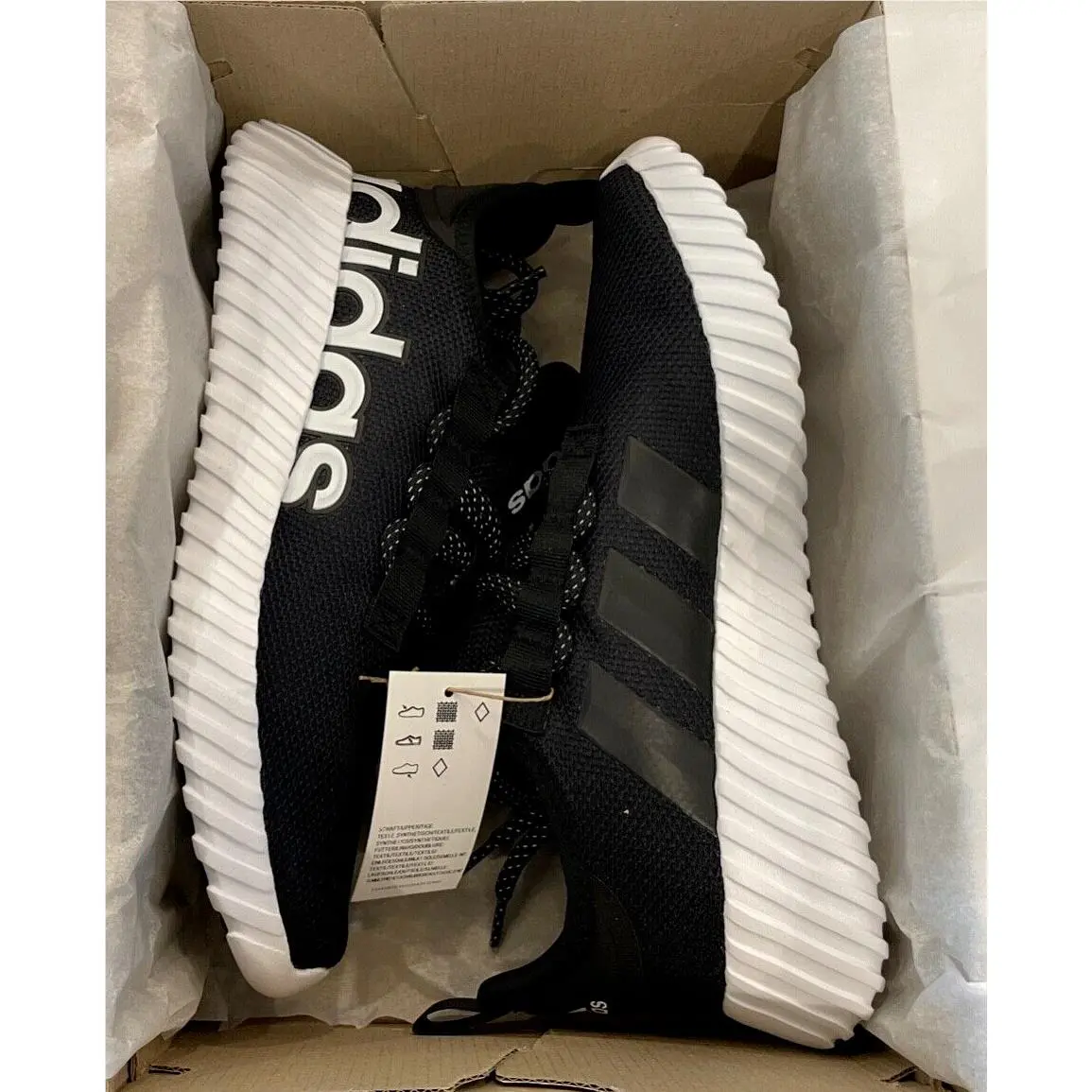 Adidas shoes - adidas Kaptir 3.0 Running Shoes - IF7318 - Black, Manufacturer: Core Black/Core Black/Cloud White (UPC: 196465919572) 7