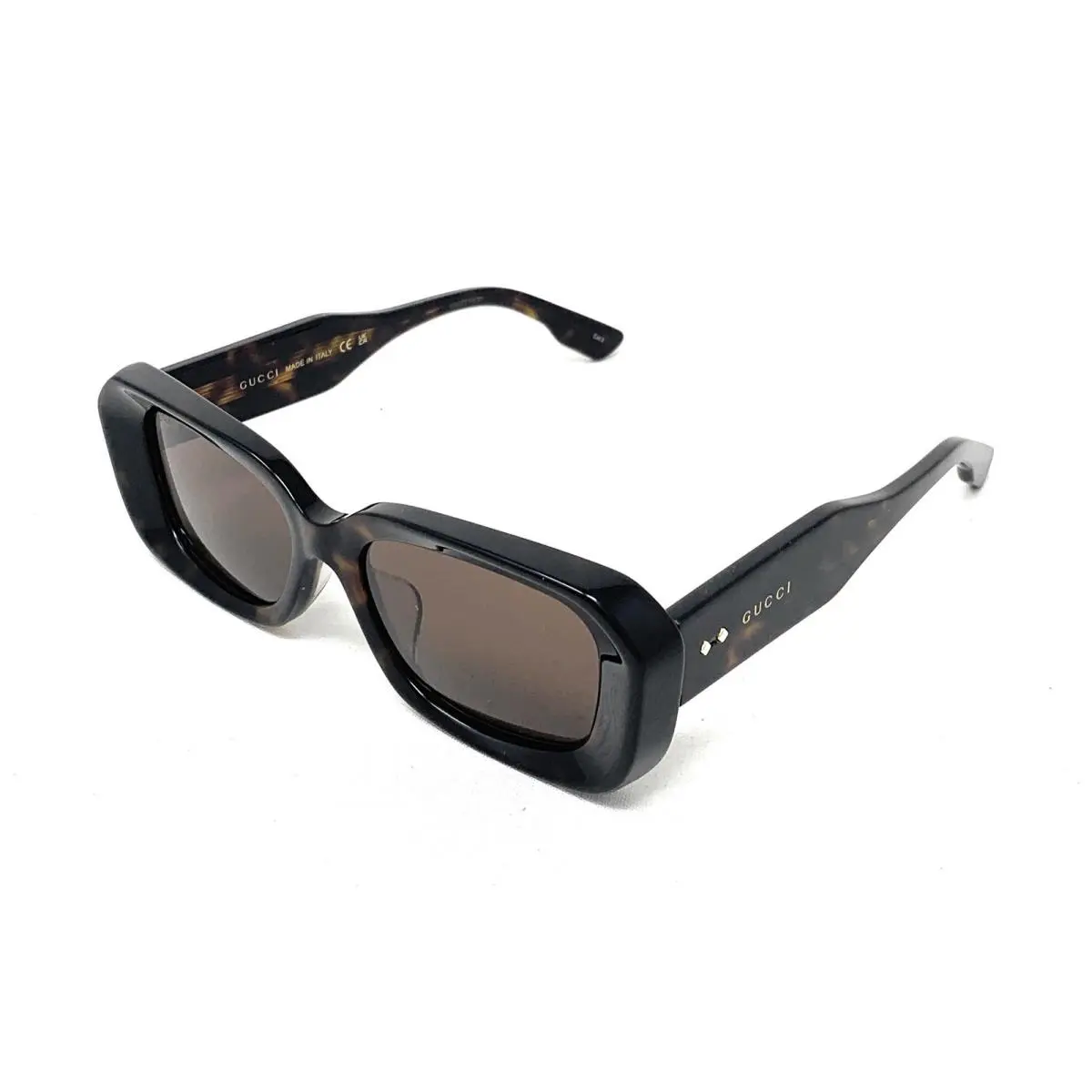 Women`s Sunglasses GG1531K 003 Havana-brown Rectangle 54mm by Gucci