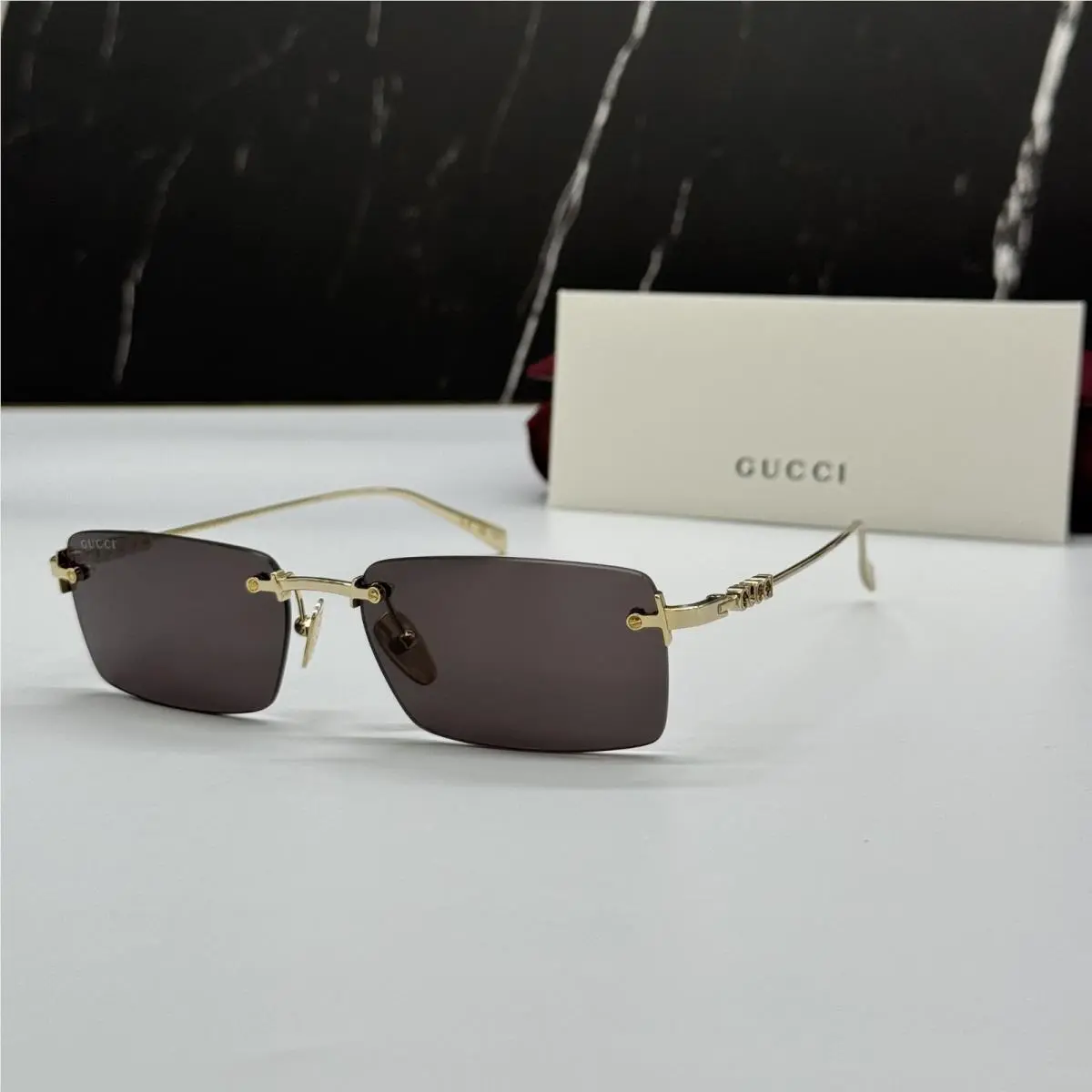 Sunglasses Gold Men Eyewear  GG1941S 001 by Gucci