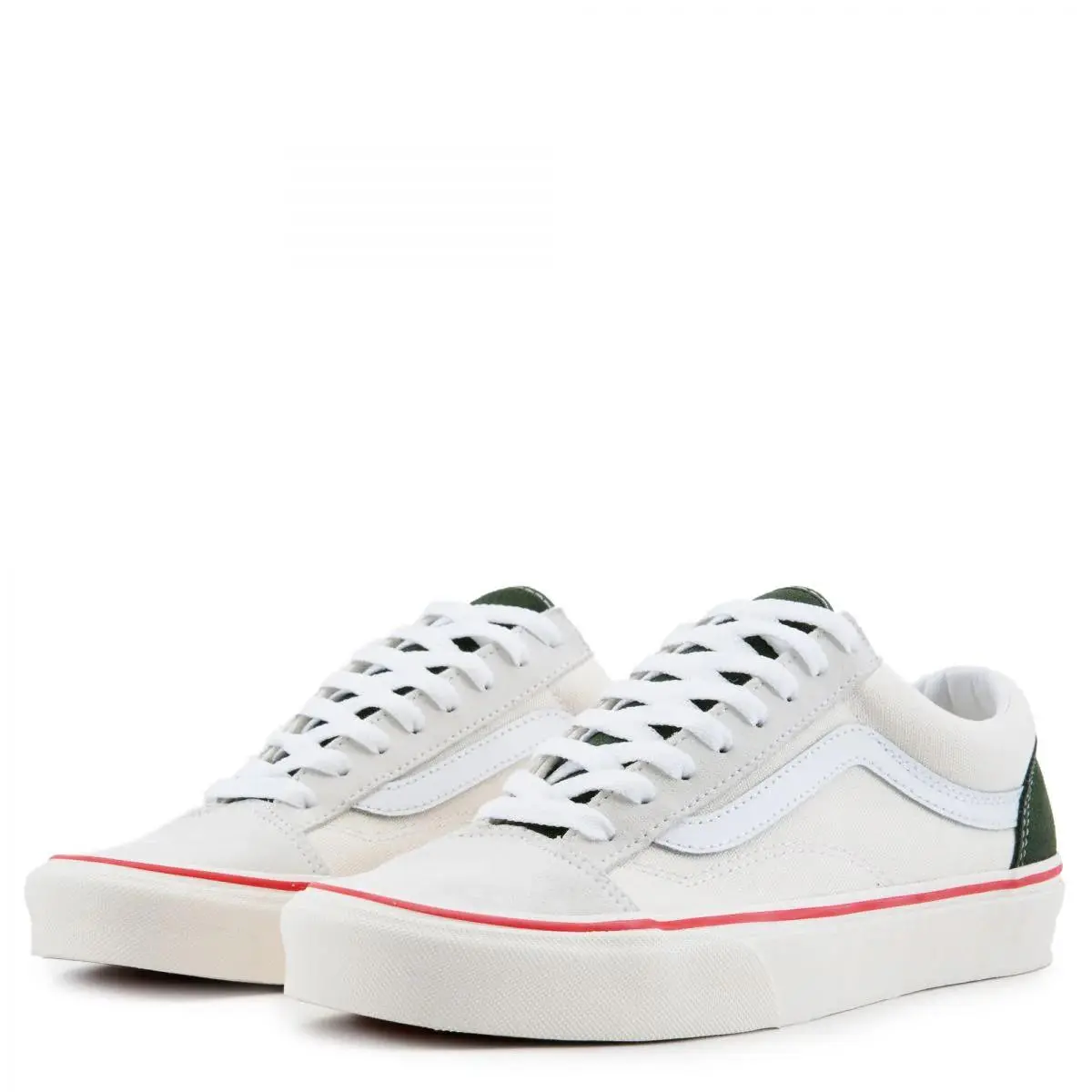 Vans shoes - (Retro Sport) Marshmallow / Kombu Green 2