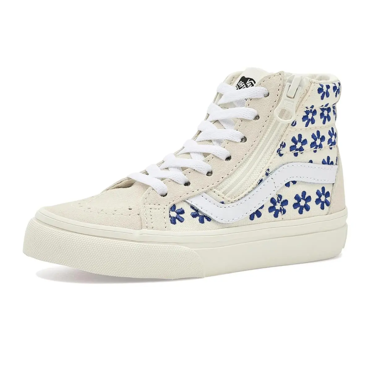 Children Unisex Vans Kids Sk8-hi® Reissue Side Zip Flower Little Kid