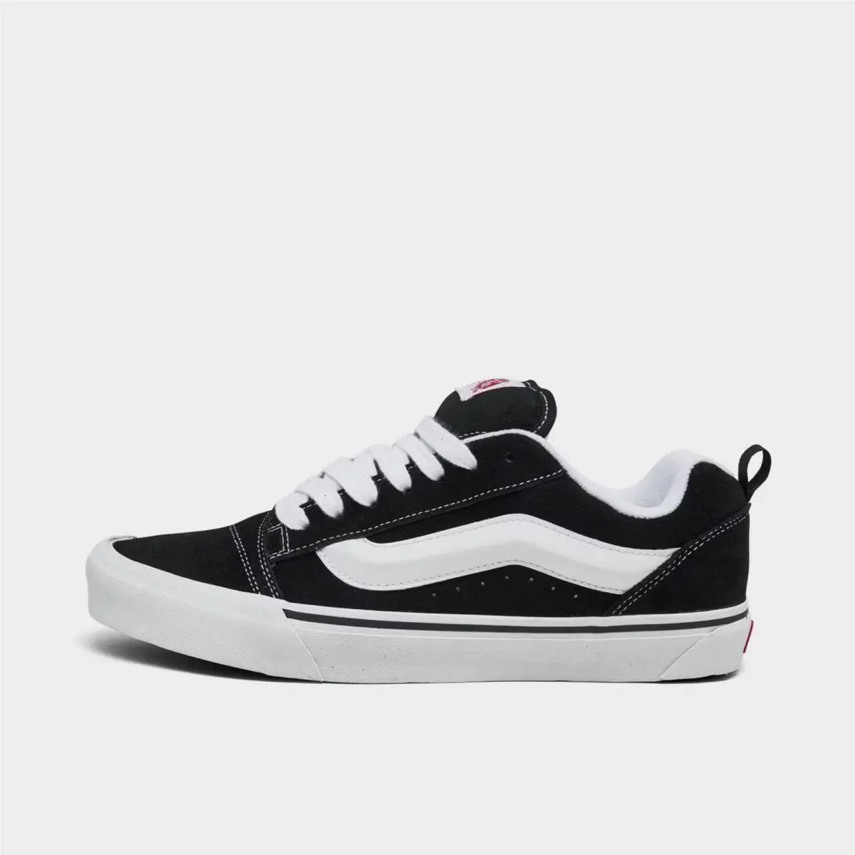 Men`s Vans Knu Skool Casual Shoes Black/true White 009QC6BT 001