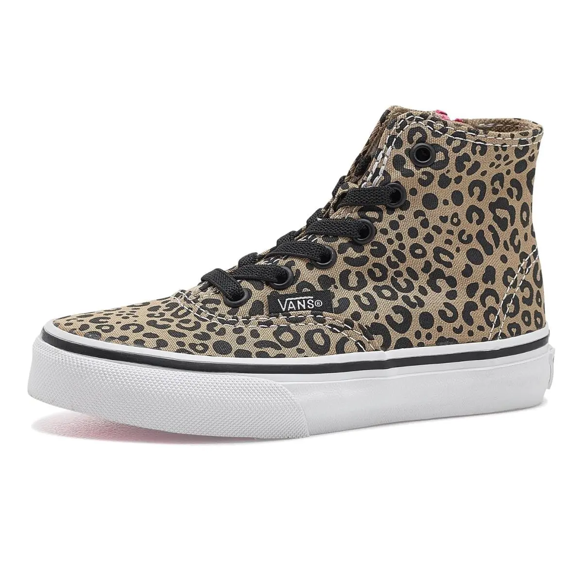 Children Unisex Shoes  Kids Hi 2.0 Zip Little Kid Leopard Pop Incense/Pink Velvet by Vans