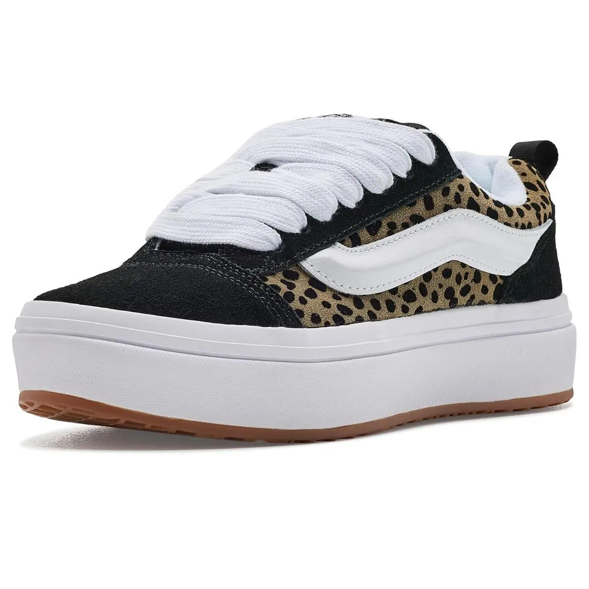 Unisex Sneakers Athletic Shoes  Knu Skool Stacklite Spotted Olive Brown/Black by Vans