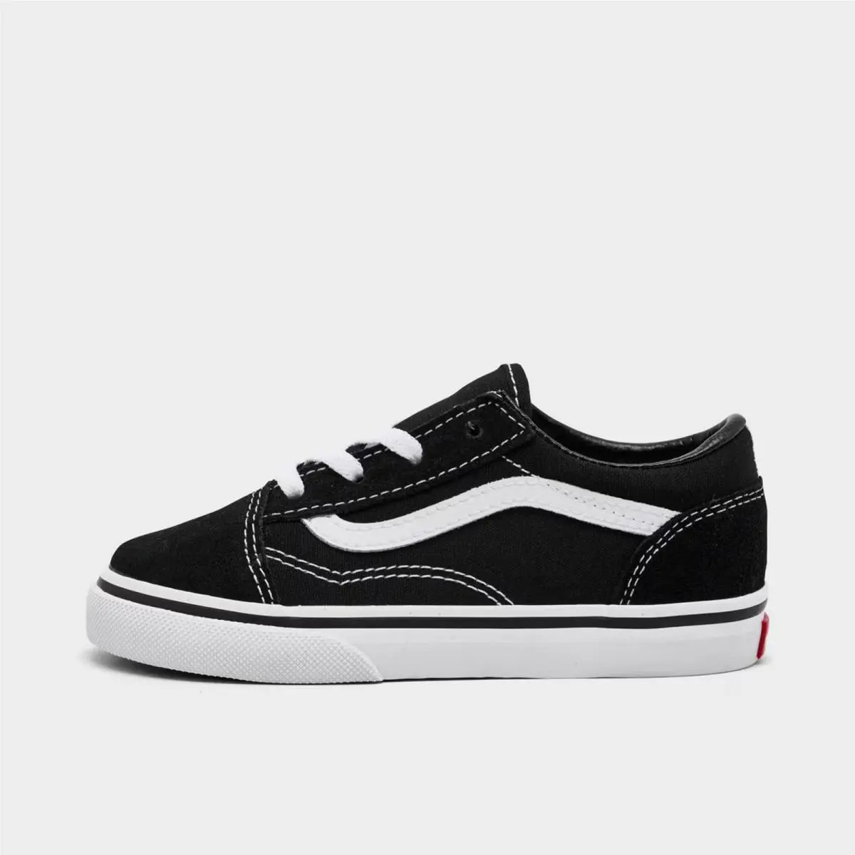 Kids` Toddler Vans Old Skool V Casual Shoes Black/white A3TFY6BT 001
