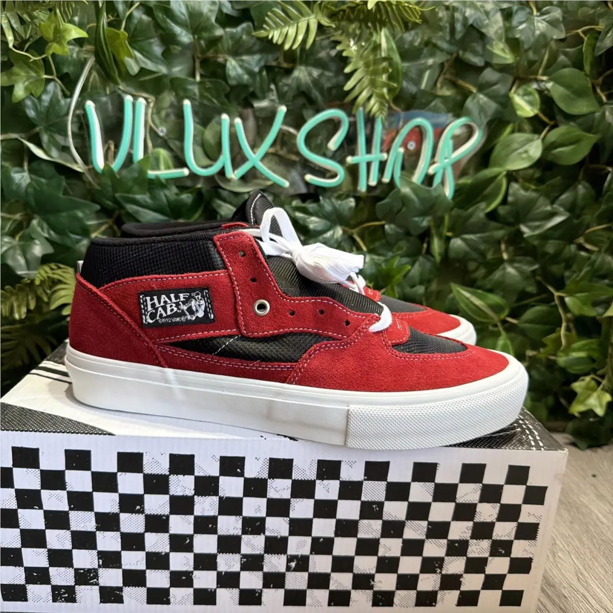 Vans Skate Half Cab Sport Red Black Size US 10.5 Men Sneaker