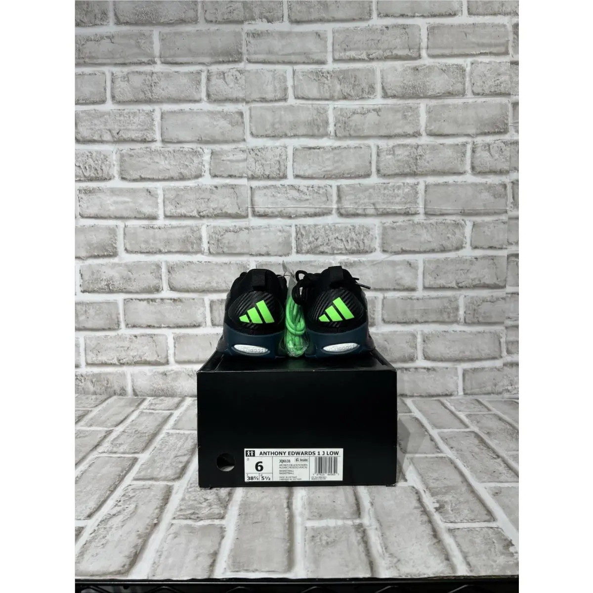 Adidas shoes - Anthony Edwards 1 J - Anthony Edwards - JQ6131 - Blue 0