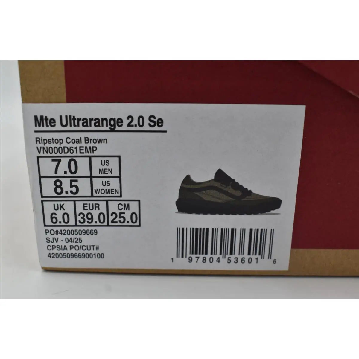 Vans shoes - VANS UltraRange - UltraRange - Brown (UPC: 197804536016) 11