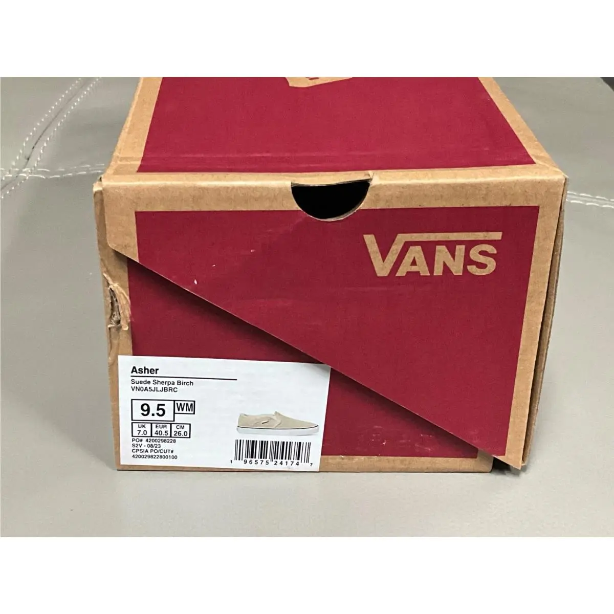 Vans shoes - VANS Asher - Asher - VNOA5JLJBRC - Ivory 12
