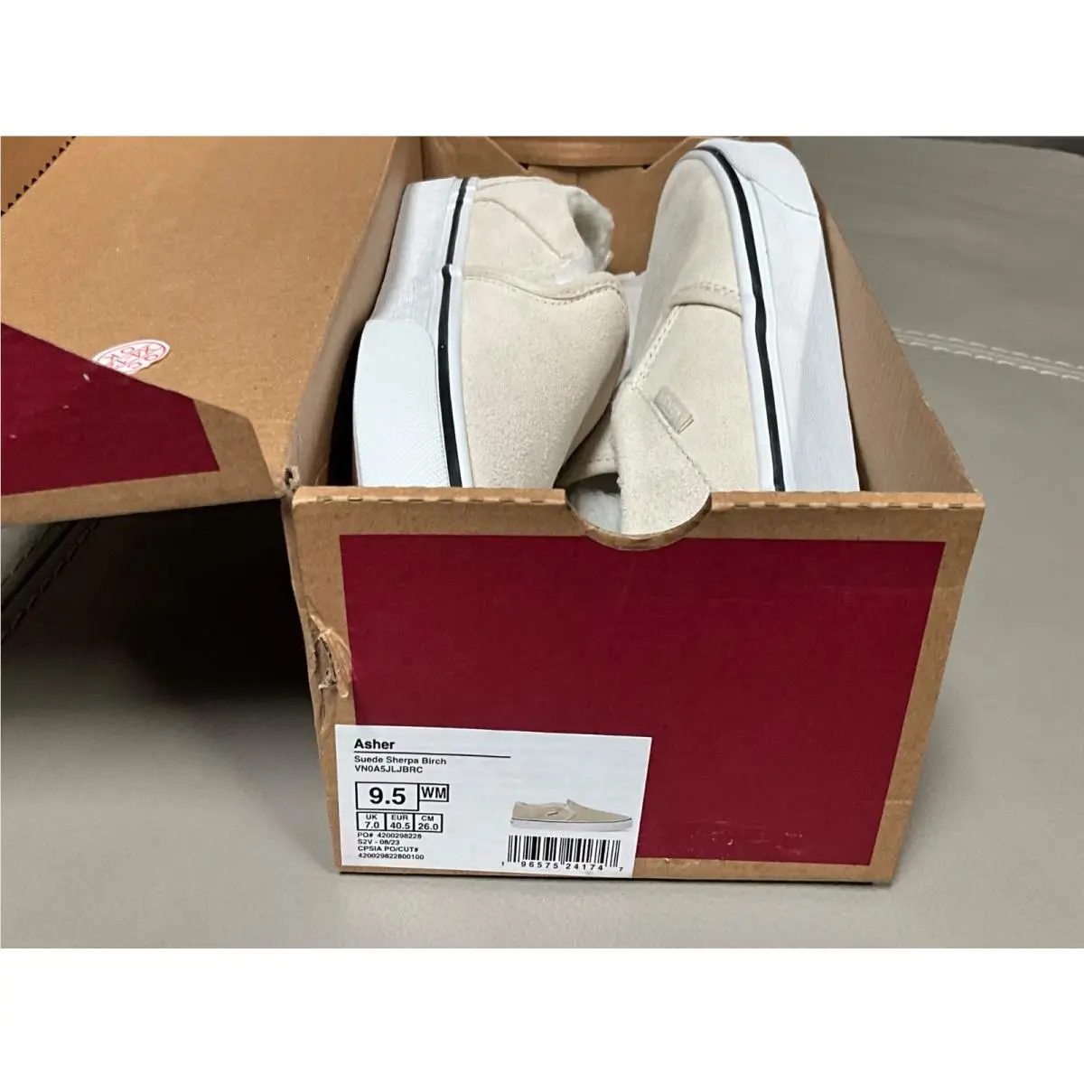 Vans shoes - VANS Asher - Asher - VNOA5JLJBRC - Ivory 13