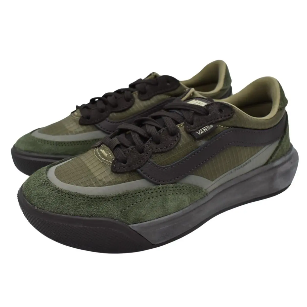 Vans Womens 8 Mte Ultrarange 2.0 SE Ripstop Coal Brown Olive Sneakers Shoes