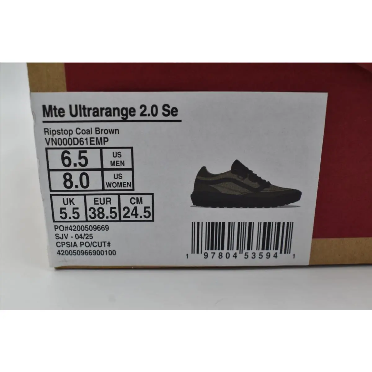 Vans shoes - VANS UltraRange - UltraRange - Brown (UPC: 197804535941) 11