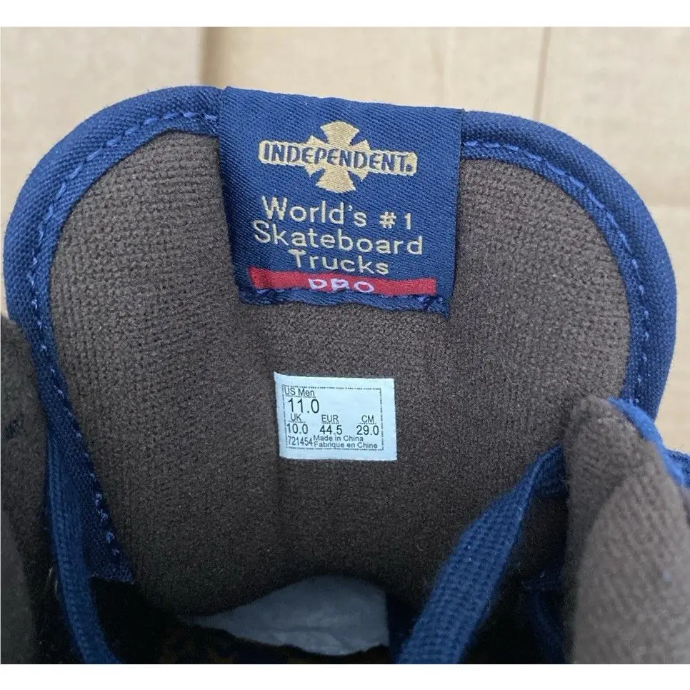w Box Vans Half Cab Pro Independent Dress Blues Skateboard Shoes 11 Cross