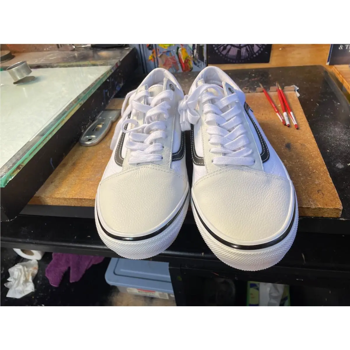 Vans shoes - Vans Skate Old Skool - Skate Old Skool - VN0A5FCBWWW - White 4