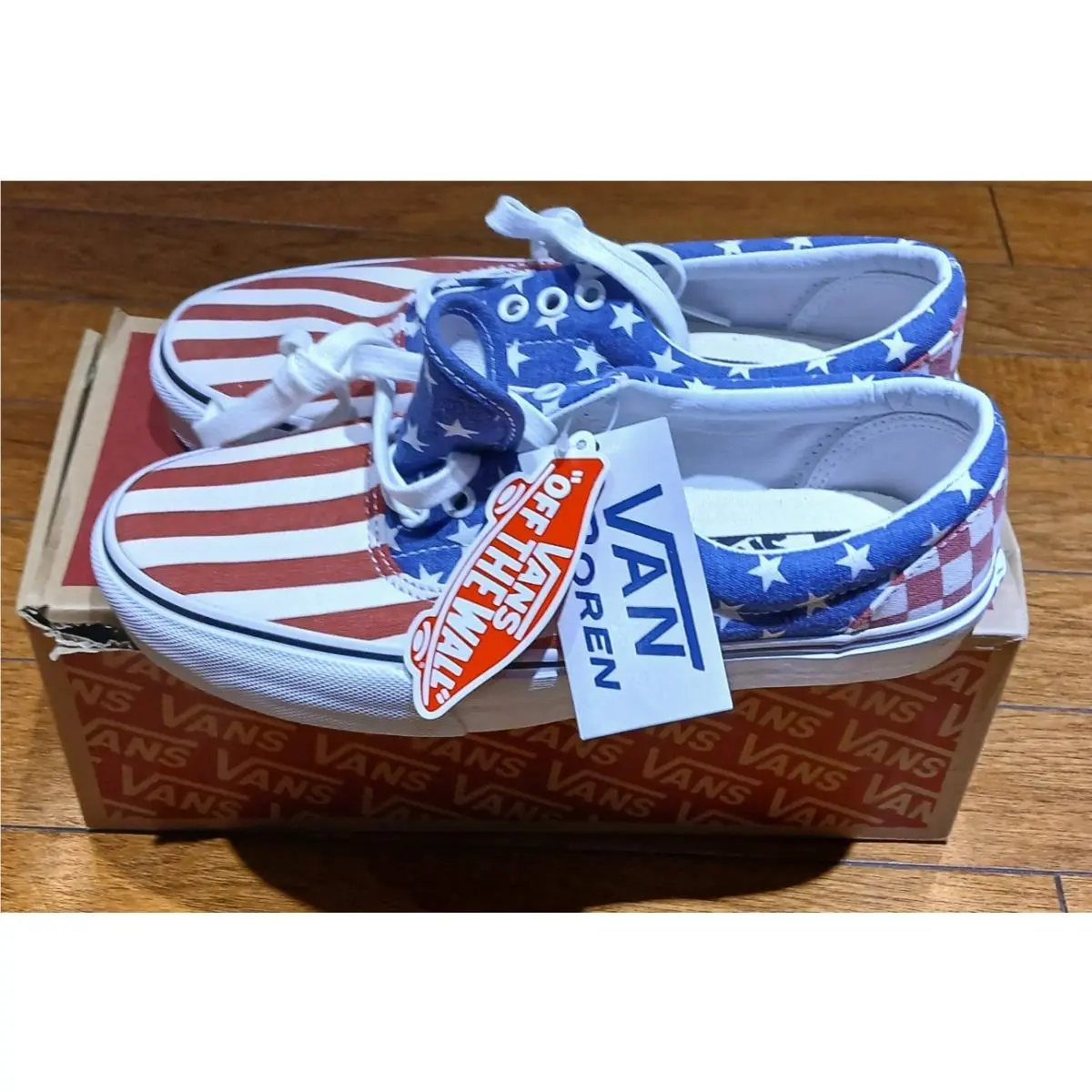 Vans Stars Stripes Van Doren Usa Mens 7 in Box