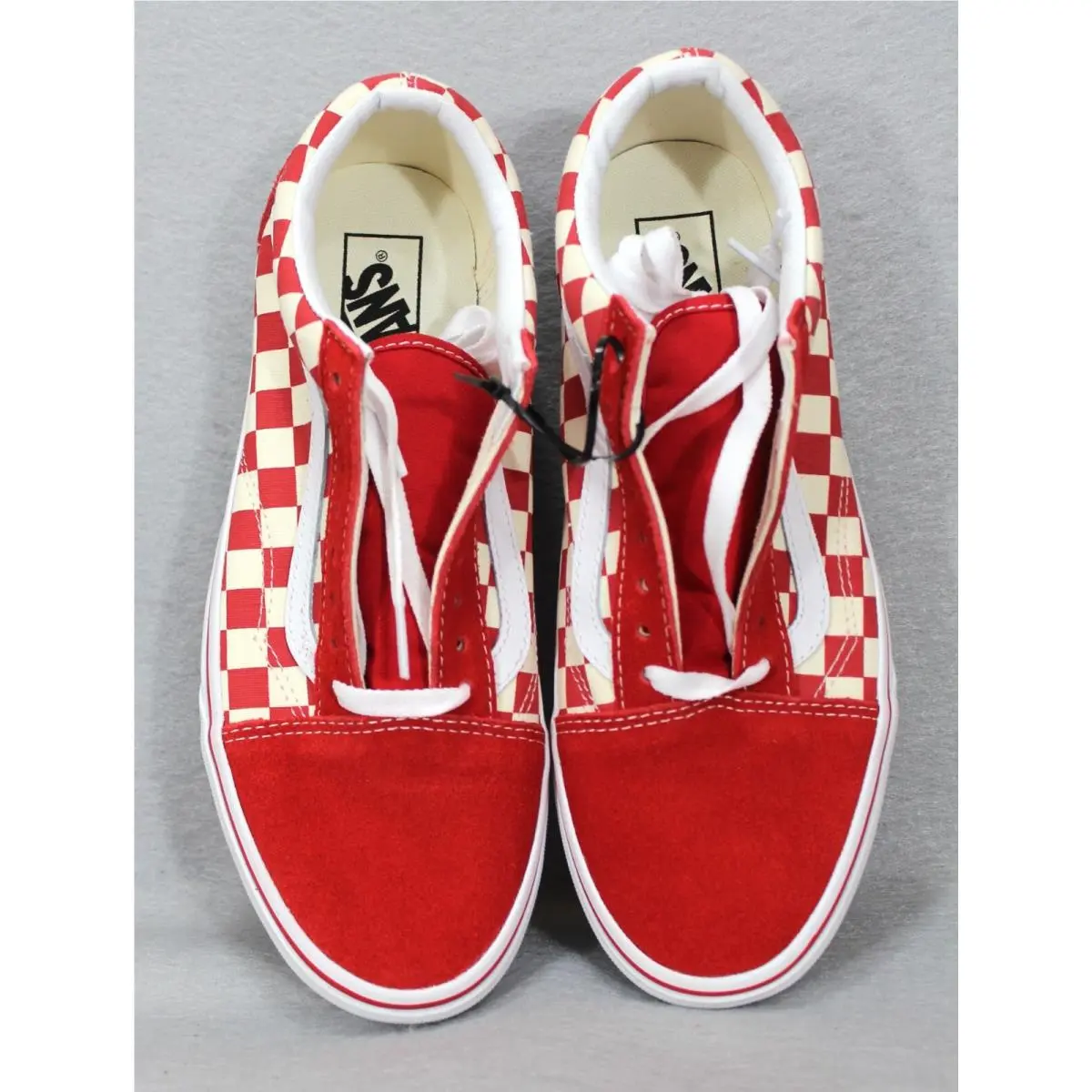 Vans shoes - VANS Old Skool - Old Skool - Red/White Check 1