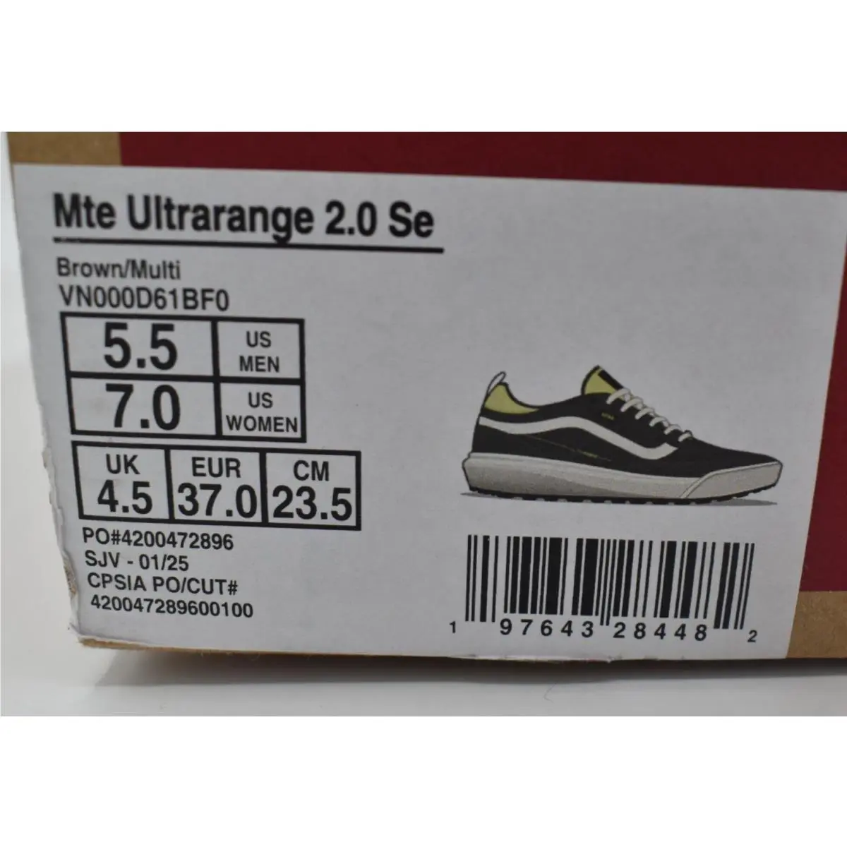 Vans shoes - VANS UltraRange - UltraRange - Brown (UPC: 197643284482) 10