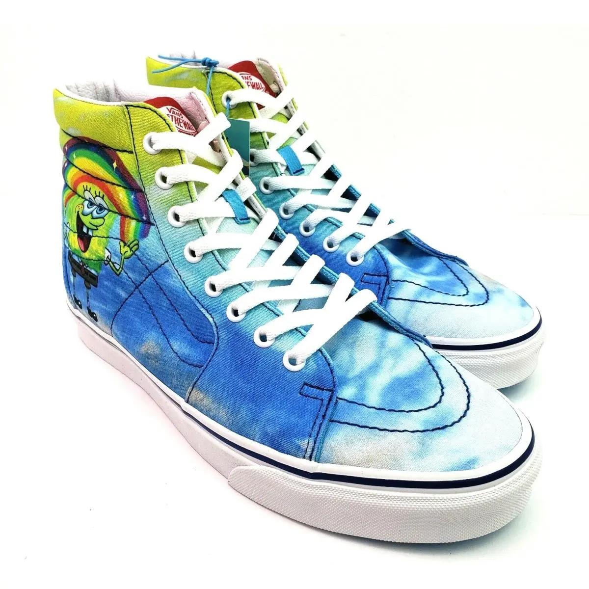 Vans x Spongebob Squarepants Sk8 Hi Mens Sz 10 Imaginaaation Skate Sneaker Shoes