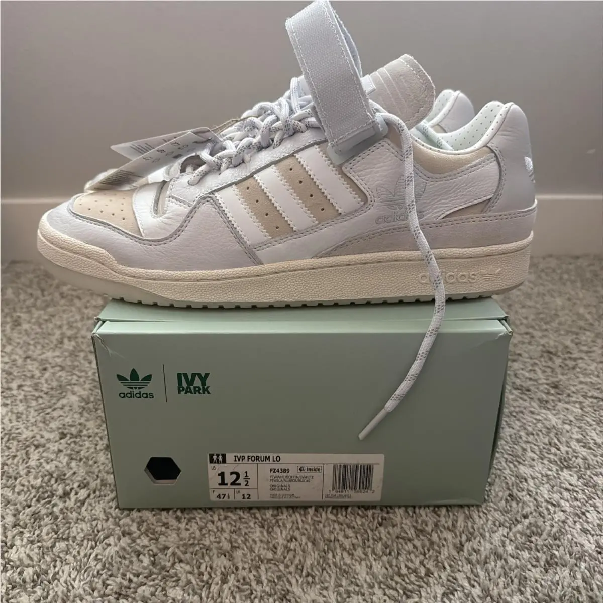 Adidas Ivy Park x Forum Low White FZ4389 Size 12.5 Beyonce Collab