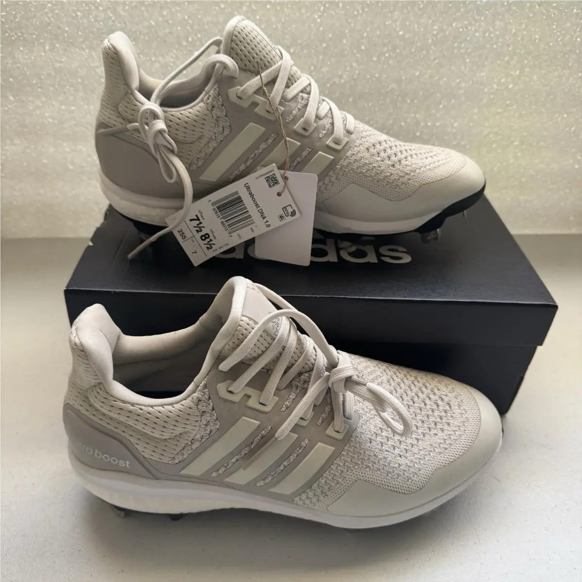 Adidas Ultraboost Dna 1.0 Unisex Men Size 7.5 Women 8.5 Cleats Metal IH5207