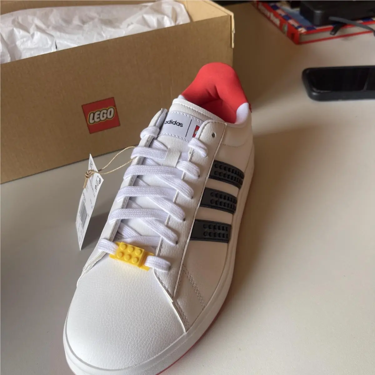 Adidas shoes - adidas Grand Court - Grand Court - Red (UPC: 195747880128) 0