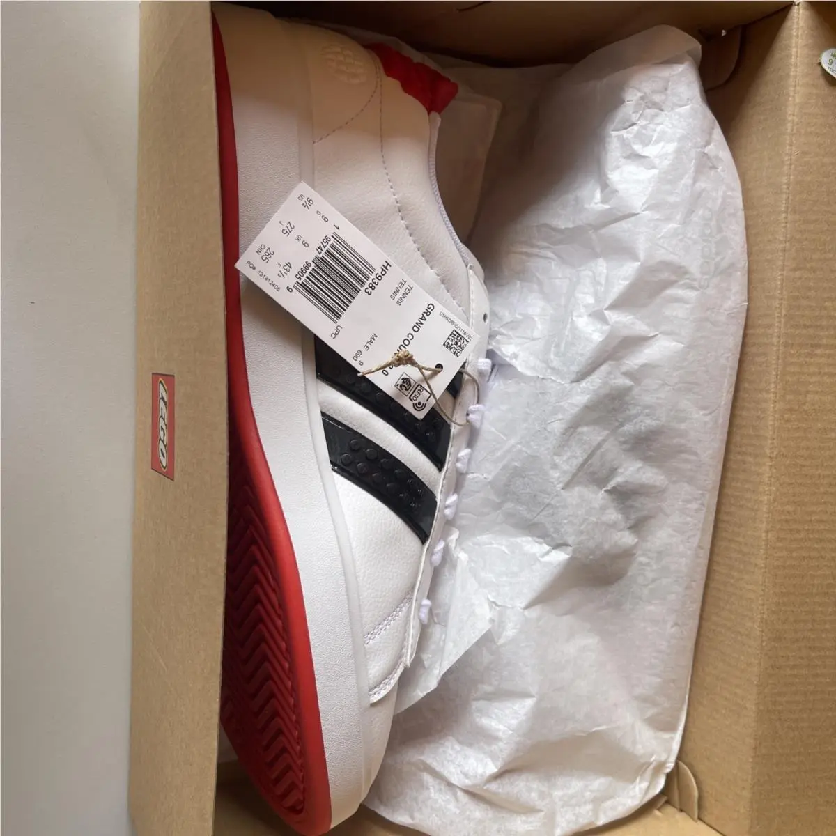 Adidas shoes - adidas Grand Court - Grand Court - Red (UPC: 195747880128) 3