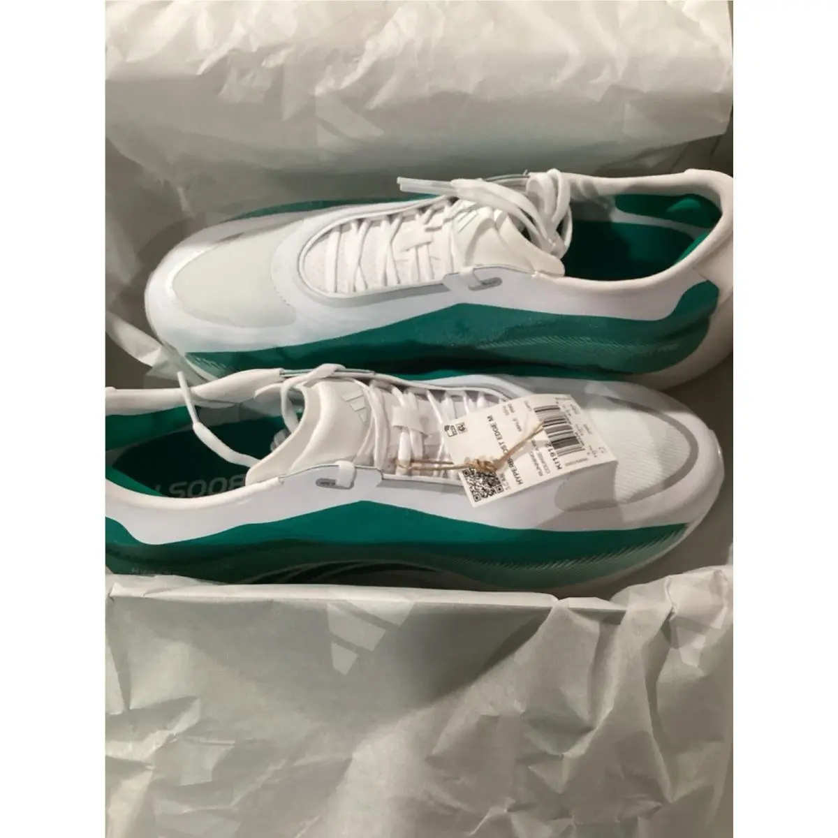 Adidas shoes - Hyperboost Edge - Hyperboost Edge - KI1912 - White / Equipment Green (UPC: 198324600874) 3