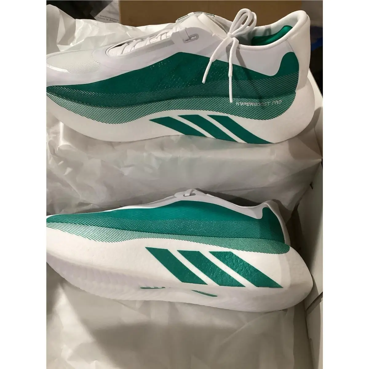 Adidas shoes - Hyperboost Edge - Hyperboost Edge - KI1912 - White / Equipment Green (UPC: 198324600874) 0