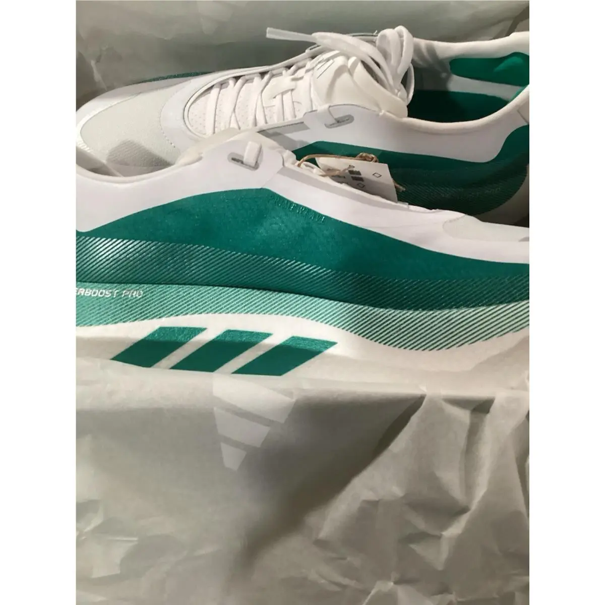 Adidas shoes - Hyperboost Edge - Hyperboost Edge - KI1912 - White / Equipment Green (UPC: 198324600874) 5