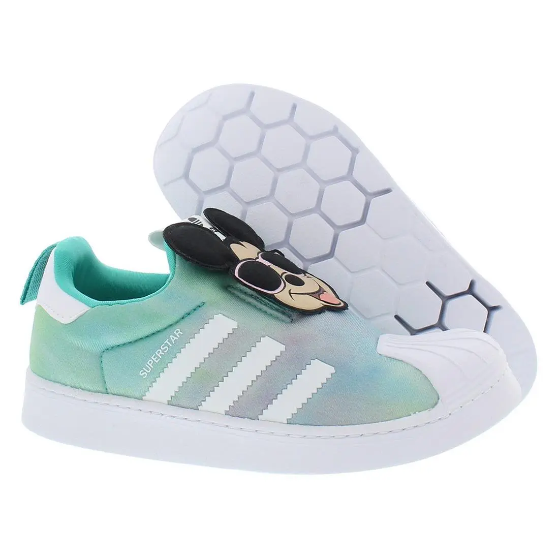 Adidas Superstar 360 Boys Shoes Size 2 Color: Teal