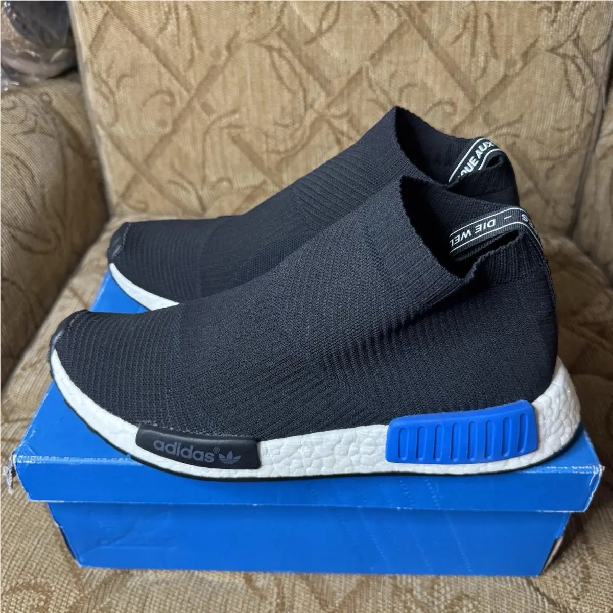 Adidas Nmd CS1 PK Sock Athletic Running Training Shoe Mens Size 9 S79152 Black