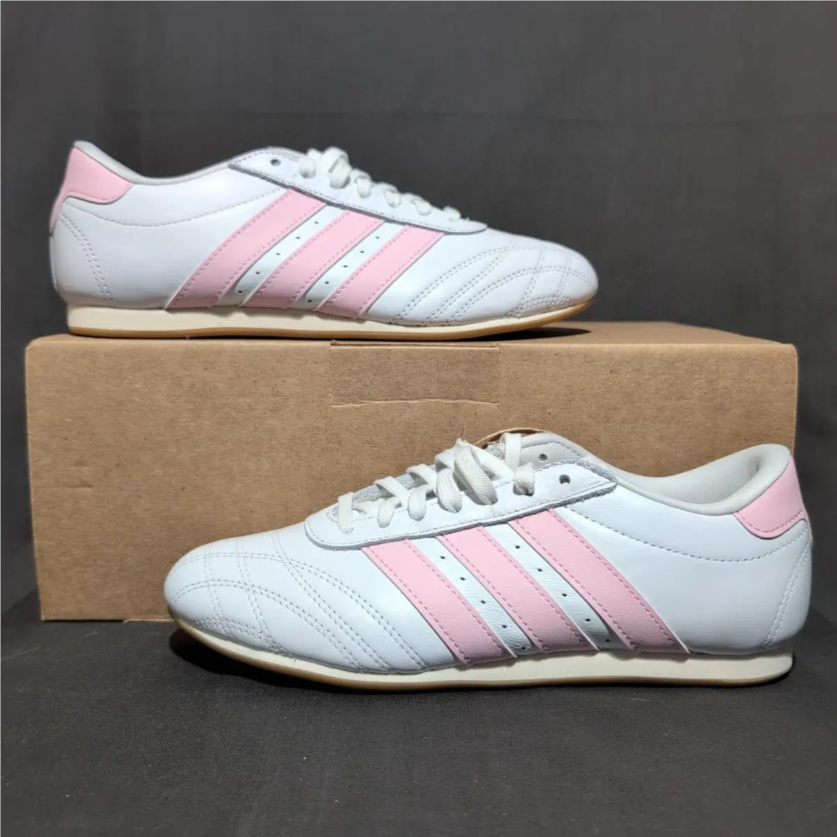 Adidas Originals Taekwondo Lace Sneaker Women`s 8 White Pink