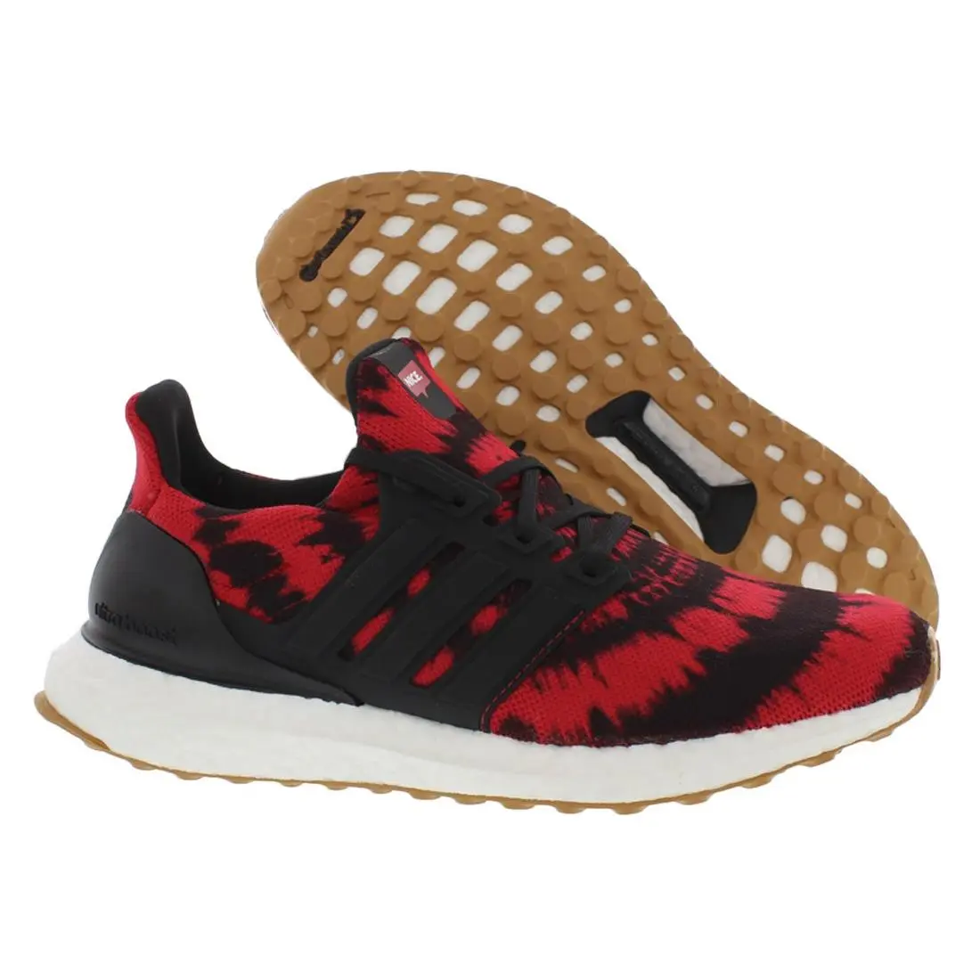 Adidas Ultraboost Nk Boys Shoes Size 5 Color: Red Tie Dye/black/white