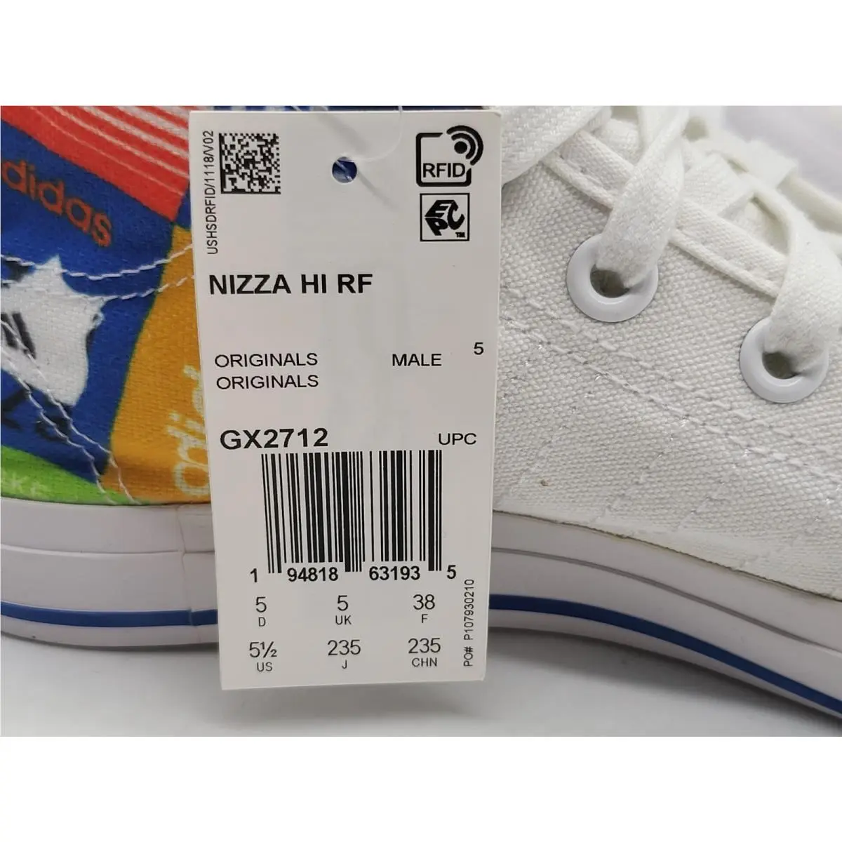 Adidas shoes - adidas Nizza Hi RF - Nizza - GX2712 - White 10
