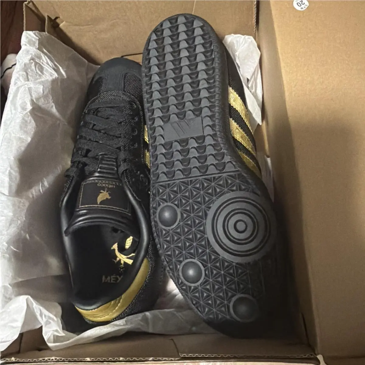 Adidas shoes - Gold/Black 1