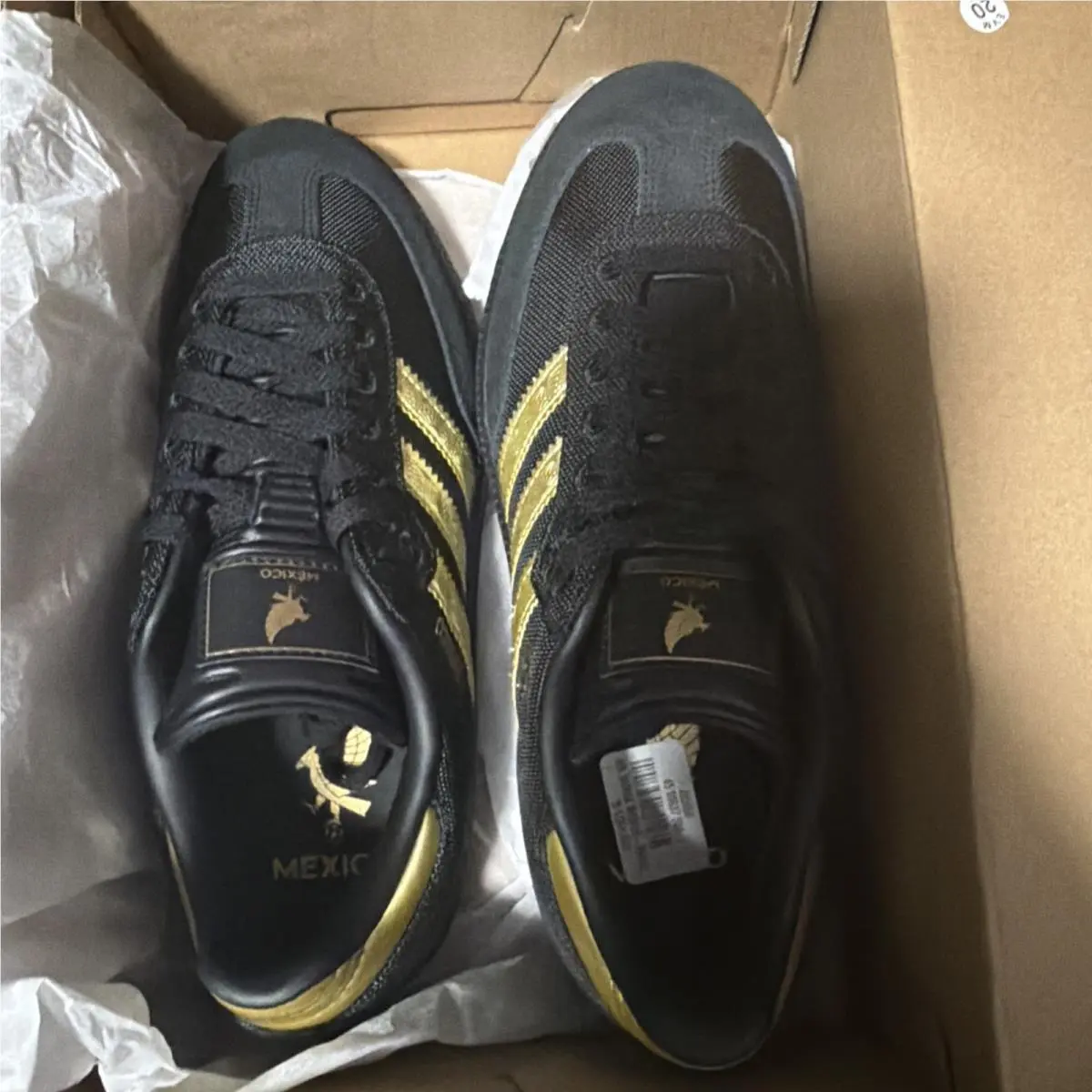 Adidas shoes - Gold/Black 2