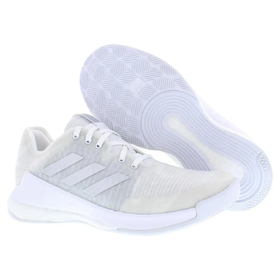 Adidas Crazyflight Womens Shoes Size 6 Color: Cloud White/silver Metallic