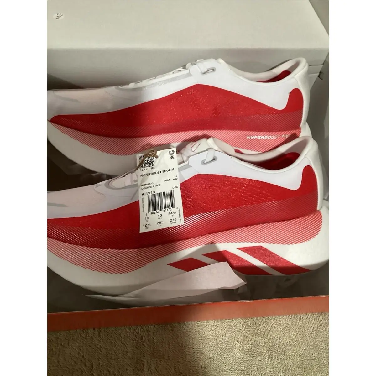 Adidas Hyper Boost Edge M Size 10 1/2
