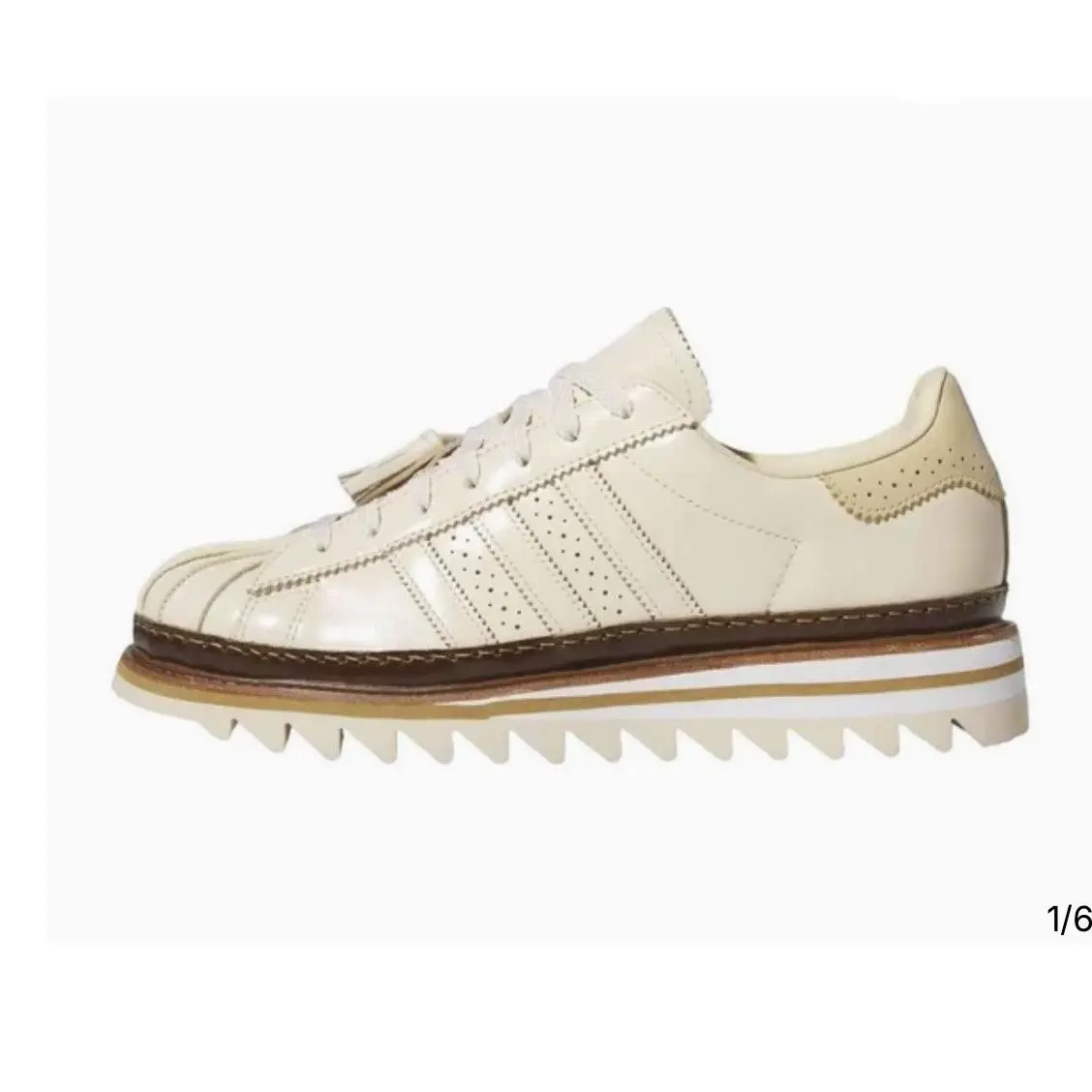 Size Men 13.5 Women 14.5 - Adidas Clot x Superstar Crystal Sand