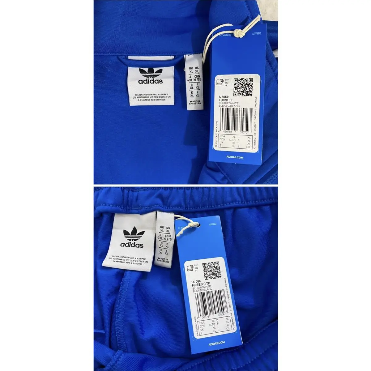 Adidas clothing - Blue Bird White 3