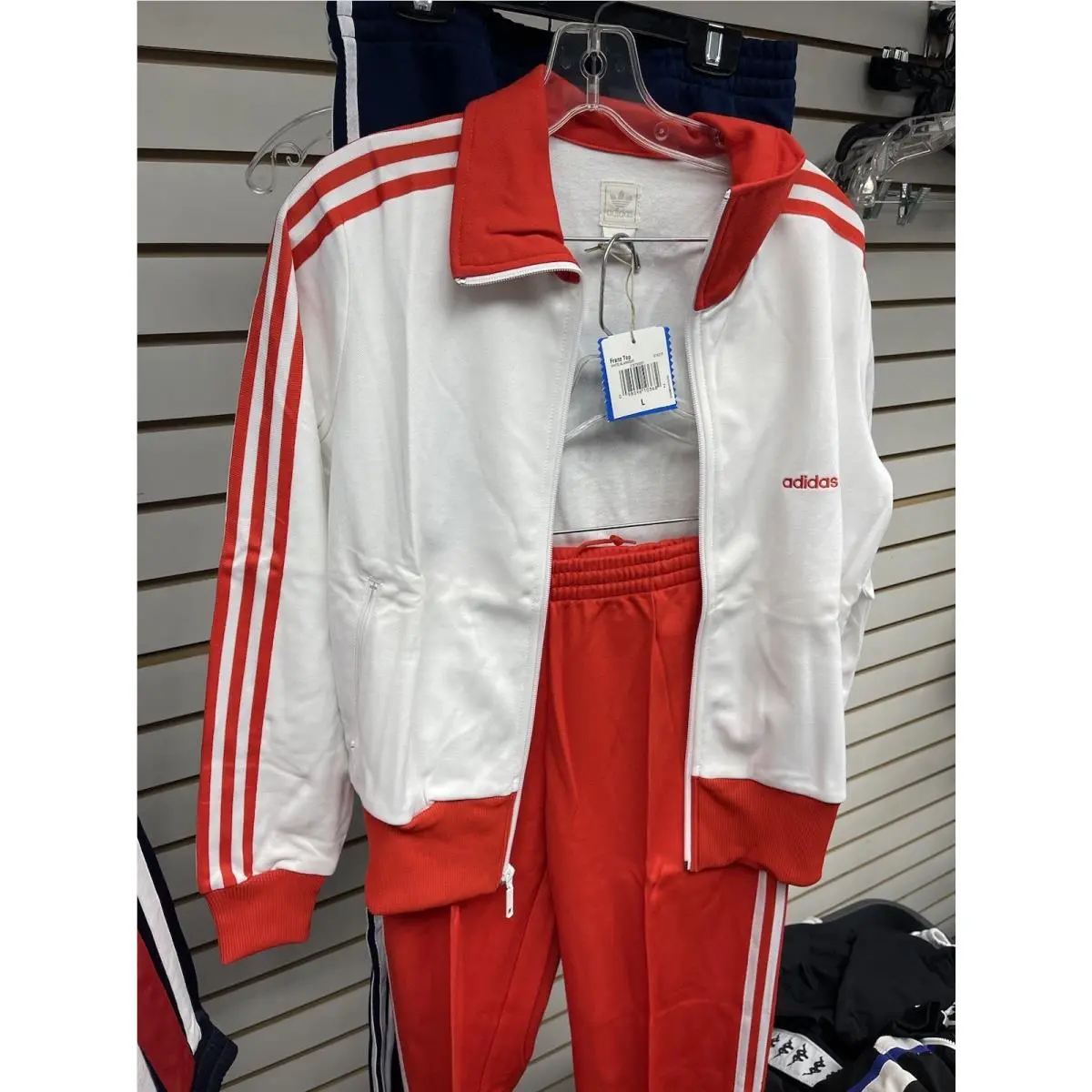 Vintage Y2K Adidas 3 Stripe Sweat Suit Jacket Pants Franz Size Large