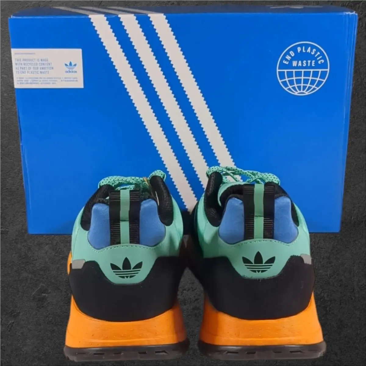 Adidas shoes - Adidas ZX 1K Boost - Boost - GX6568 - Acid Mint Orange 2