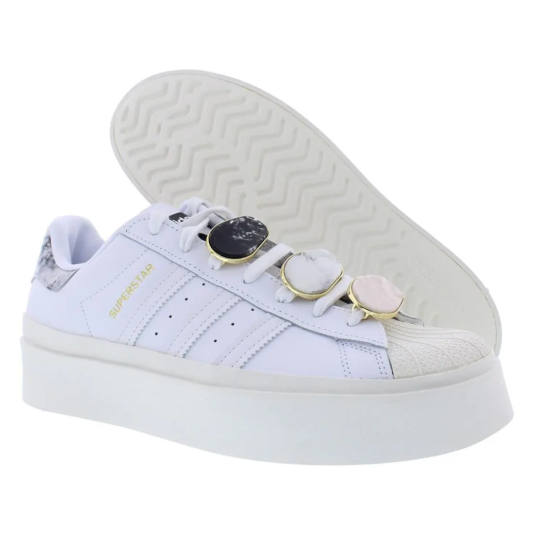 Adidas Superstar Bonega Womens Shoes Size 9.5 Color: Cloud White/cloud