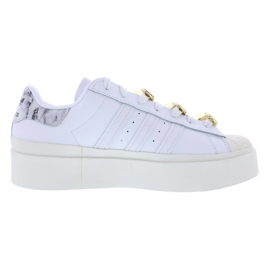 Adidas shoes - Cloud White/Cloud White/Gold Metallic, Main: White (UPC: 195739659855) 1