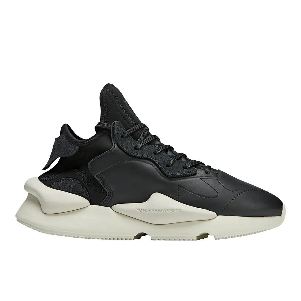 Adidas Mens Y-3 Kaiwa Lace Up Sneakers in Black Size 10.5 US