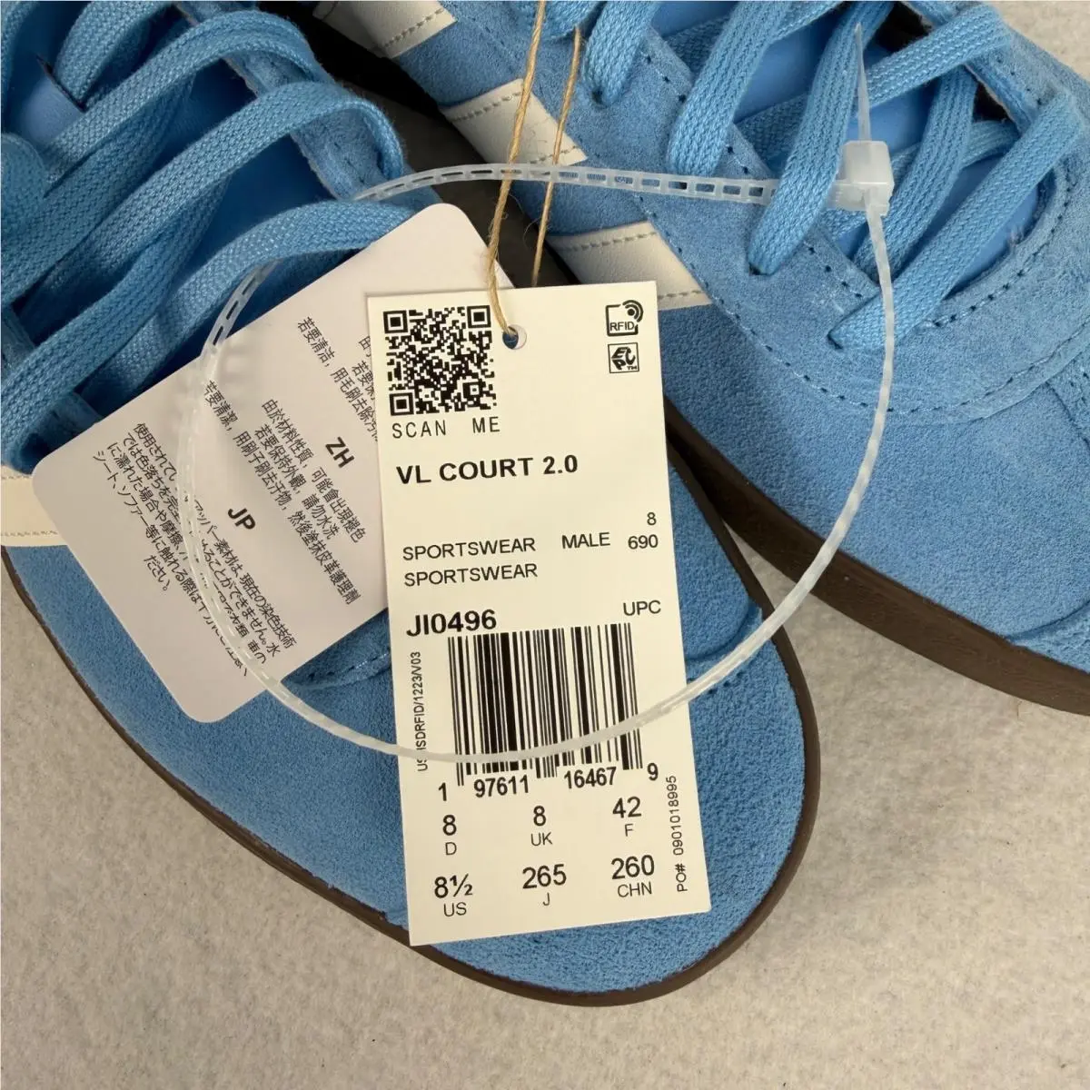 Adidas shoes - adidas VL Court 2.0 - Court - Blue 4